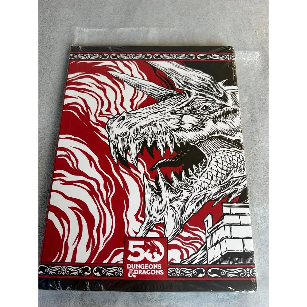 D&D In A Castle 50th Anniversary Campaign Journal New Sealed Dragon Notebook